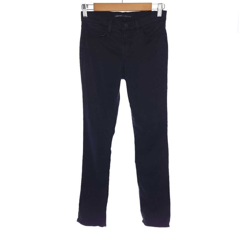 J Brand for Theory Rail Black Skinny Pants Womens Size 26